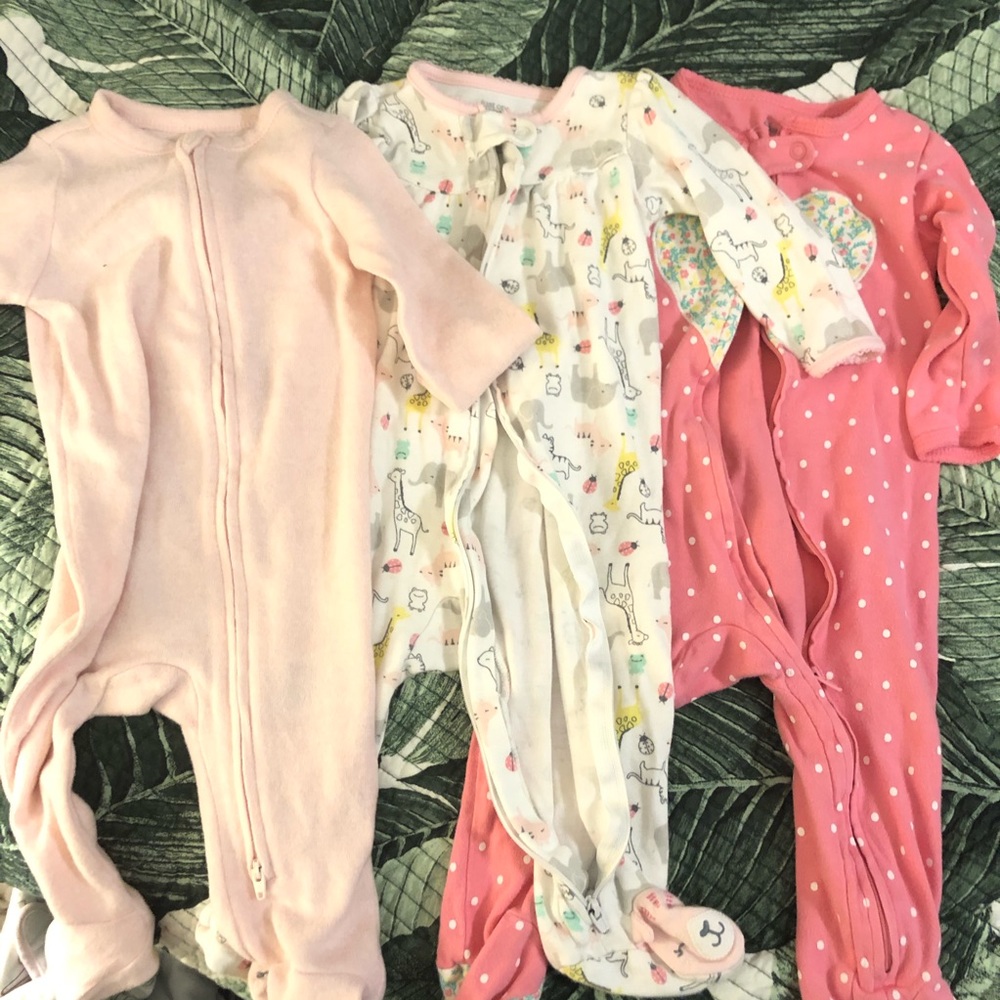 (3) zipper pjs